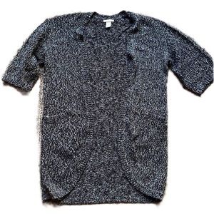 H m cardigan xs short sleeve acrylic